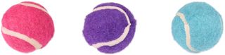 Ct Tennis Ball+Bell Multi-Colour 4Cm 3Pc
