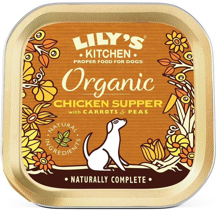 Lilys Kitchen Organic frango terrina para cães - 150GR