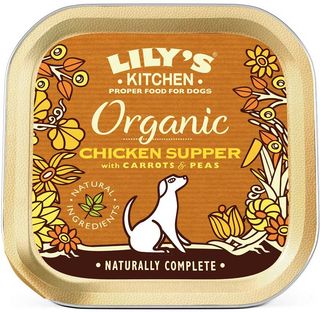 Lily's Kitchen Organic pollo tarrina para perros   150 g