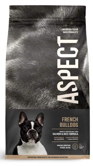 ASPECT French Bulldog, losos s rižom, 2,5 kg