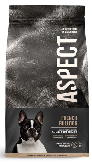 ASPECT French Bulldog, losos s rižom, 2,5 kg