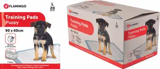 FLAMINGO Puppy Training Pads, upijajuće prostirke, L, 90/60cm, 20 komada