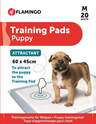 FLAMINGO Puppy Training Pads, upijajuće prostirke s atraktantom, 90/60cm, 20 kom