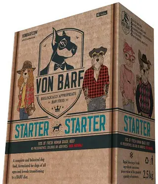 Von BARF Starter, sirova zamrznuta hrana za pse, 20x125g