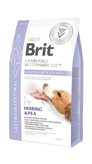 BRIT VD Dog  Gastrointestinal, kod poremećaja varenja, bez žitarica, 2kg
