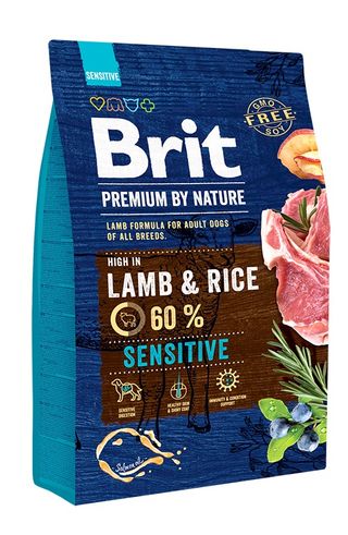 BRIT Premium by Nature Sensitive jagnięcina 3kg