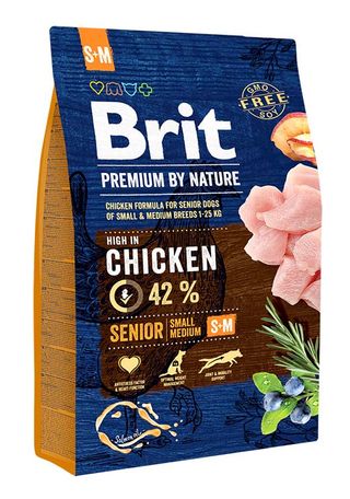 BRIT Premium by Nature Senior S+M 15 kg