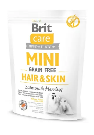 Brit Care Mini karma dla psów bez zbóż z łososiem i śledziem, 400 g
