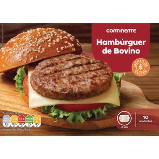Hamburguer de Bovino 60% Continente (emb. 1 kg)
