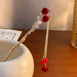 Estetični Štapići za Kosu sa Cvijetnim Motivima i Visuljcima