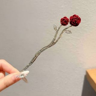 Estetični Štapić za Kosu sa Cvijetnim Motivima