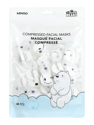სახის ნიღაბი(ნაკრები)/We Bare Bears Compressed Facial Masks
