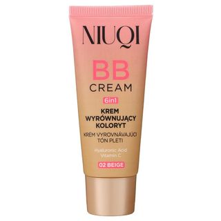 Niuqi Krem BB wyrównujący koloryt 6in1 02 Beige 30 ml