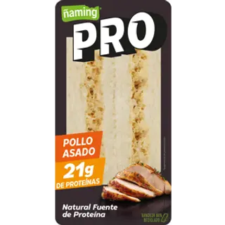 Sándwich Pro Pollo 175Gr Ñaming