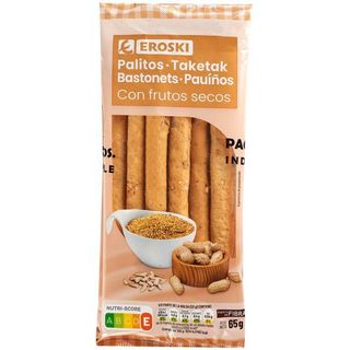 Palito Frutos Secos Eroski, 2X65 G