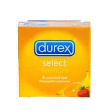 Durex Select Fruity Favours Condoms, 3 Pack