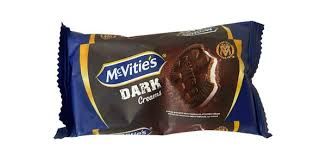 MCVITIES Dark Vanilla Cream Biscuits, 48g