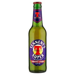 Tennent'S Super Birra Strong Lager Doppio Malto Bottiglia 35,5Cl