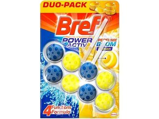 Pastillas Limpiadoras Wc Power Activ Limón Duplo Bref Wc