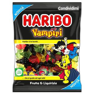 HARIBO VAMPIRI FRUTTA E LIQUIRIZIA160GR