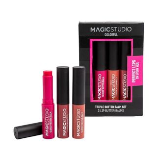 Estuche Balsamos De Labios Colorful Magic Studio