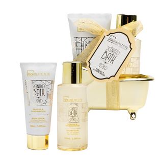 IDC INSTITUTE Kit Bañera Metal Gold 1376737