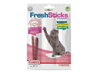 Crancy Bâtons frais Saumon de chat X15G