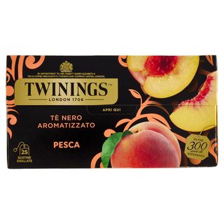 Thé noir pêche x25 sachets 50g - TWININGS