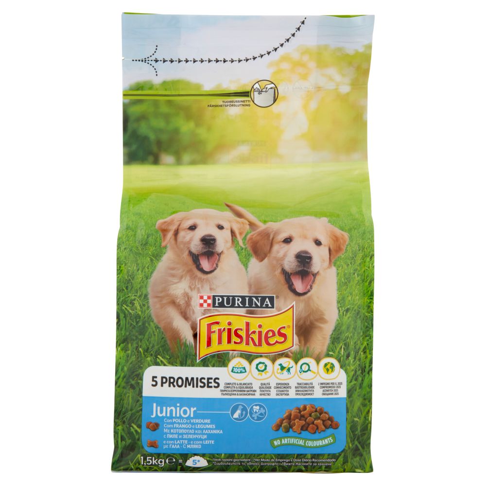 Ração Cão Junior Friskies:Frango 1.5Kg 12093534