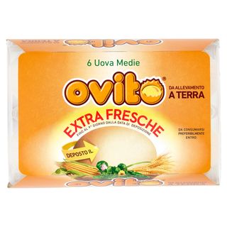 Ovito 6 Uova Medie Extra Fresche Da Allevamento A Terra