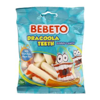 Gommes dentiers Dracoola Teeth 80g - BEBETO