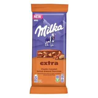 Milka Chop Caramel Almonds 190g