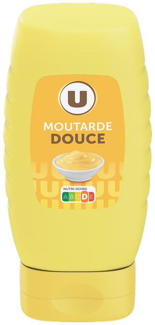 Moutarde douce squeeze U, 255g