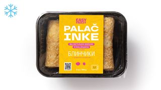 Palačinke sa sitnim sirom i malinama