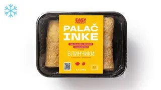Palačinke sa sitnim sirom i jagodom