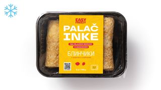 Palačinke sa sitnim sirom i jagodom