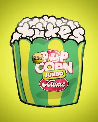 Xuxes Popcorn Green Sour 25Gr (25 Gramos)