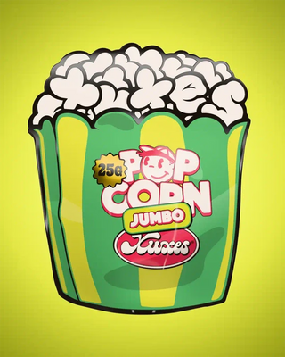 Xuxes Popcorn Green Sour 25Gr (25 Gramos)