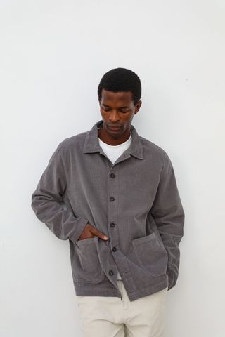 Corduroy Jacket Dark Grey XL