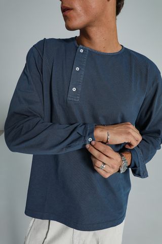 Trendy Buttons Dark Navy XL