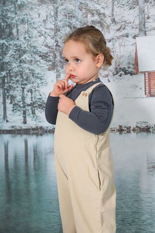 Ramsitos Corduroy Romper Beige 5 YEARS