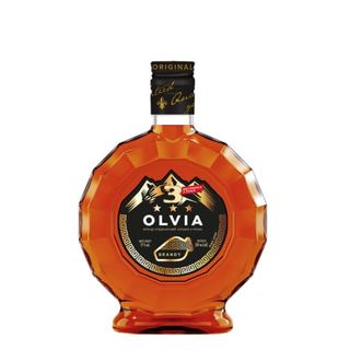 Бренді ординарний 0,25 л OLVIA, три зірочки 37% об ск/пл