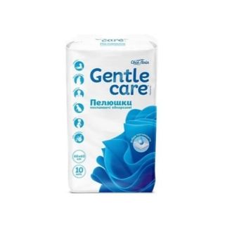 Пелюшки поглинаючі одноразові 10 шт Своя Лінія 60X60 см Gentle Care м/уп