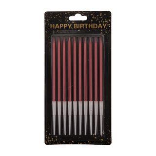 ტორტის სანთელი 10 ცალიანი