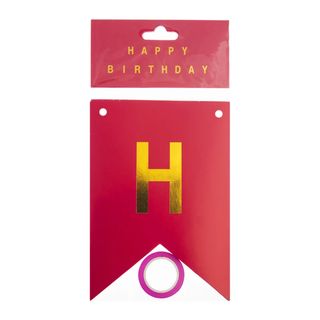 ქაღალდის ბანერი , happy birthday