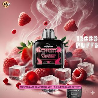 jupiter pod 13000Puffs strawberry raspberry