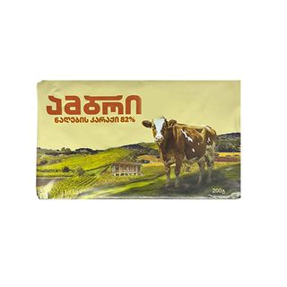 კარაქი ნაღების 82% 200გრ ამბრი