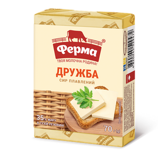 Сир плавлений Ферма Дружба 35% 70г