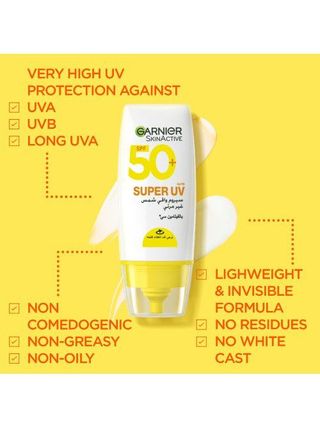 Garnier Super UV Sérum Solaire Invisible Vit C Spf 50+ 30ml