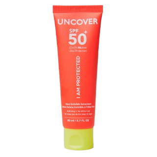 Aloe Invisible Sunscreen, Protects skin with SPF 50+, lightweight and no white cast, 80ml